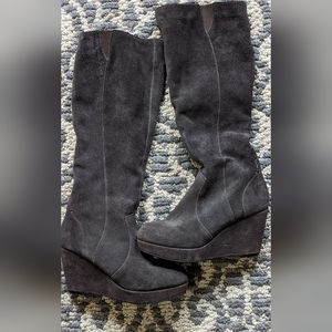 Steve Madden boots.  Suede gray, size 7.